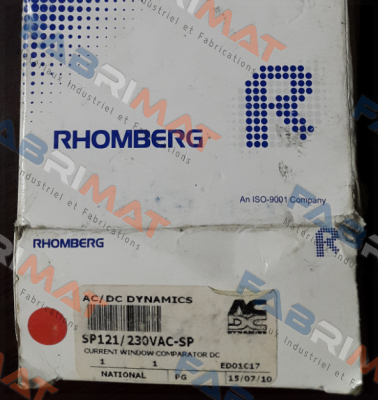 SP121/230VAC-SP Rhomberg