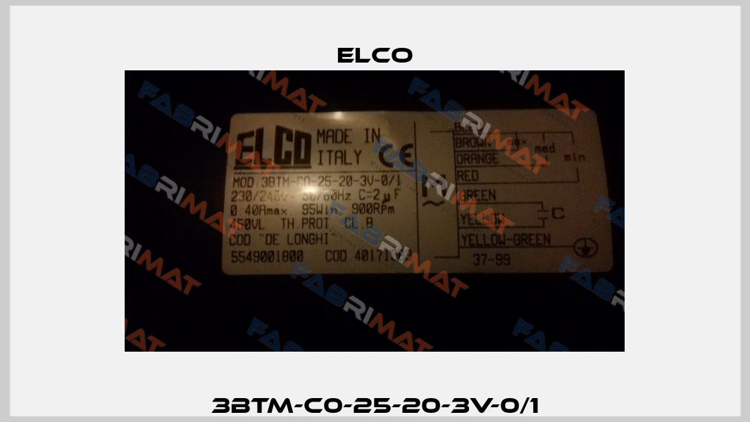 3BTM-C0-25-20-3V-0/1 Elco