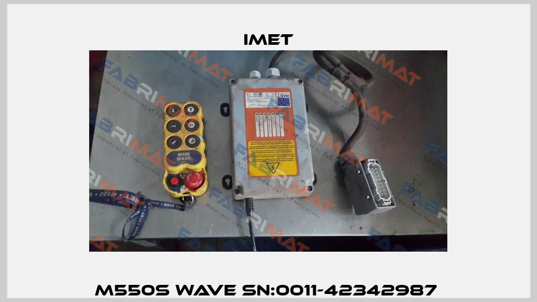 M550S WAVE SN:0011-42342987  IMET