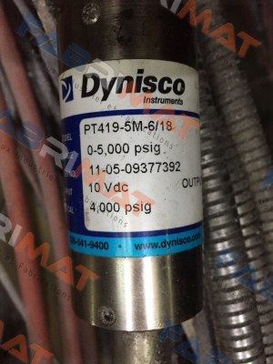 PT419-5M-6/18 Art.Nr.: 0419000133  Dynisco
