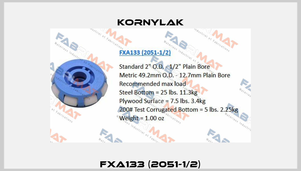 FXA133 (2051-1/2) Kornylak