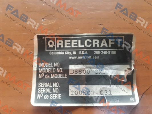D8800 OMP obsolete,no replacement  Reelcraft