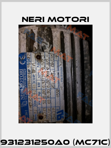931231250A0 (MC71C) Neri Motori
