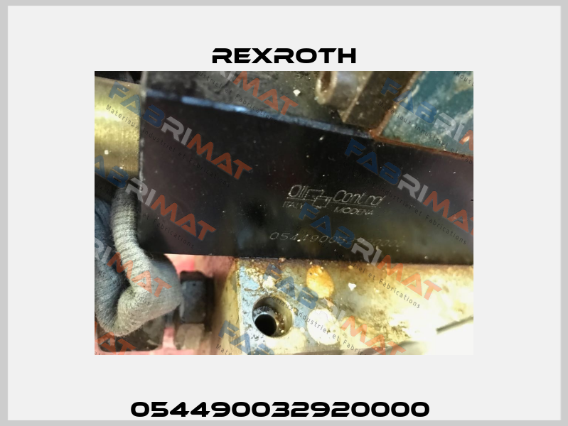 054490032920000  Rexroth