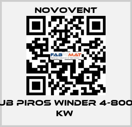 AXITUB PIROS WINDER 4-800T-6 4 KW  Novovent