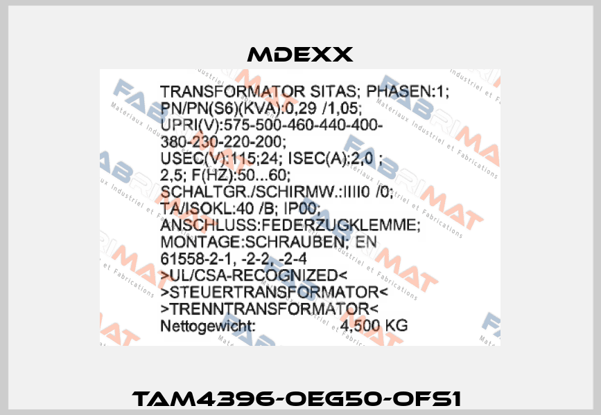 TAM4396-OEG50-OFS1  Mdexx