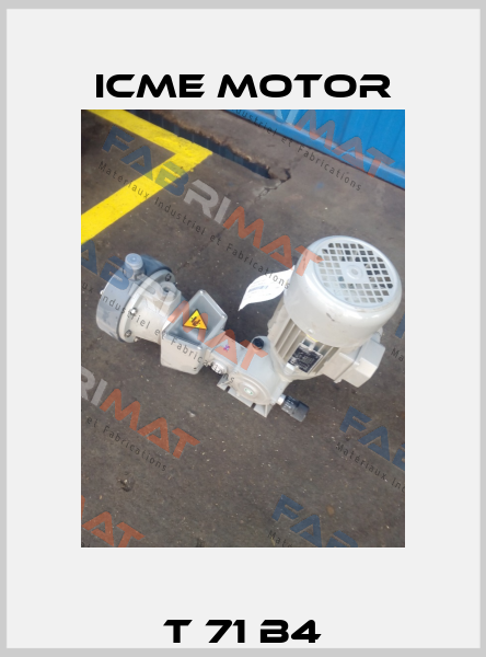 T 71 B4 Icme Motor