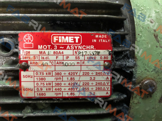 MA F 80-A4  Fimet