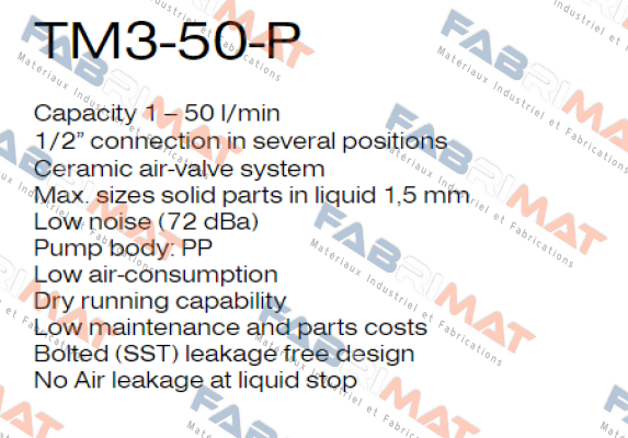 TM3-50 / 0,5"-P-T-T Tecnomatic Italia