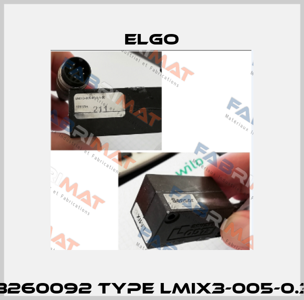 Nr. 733260092 Type LMIX3-005-0.30-1-00 Elgo