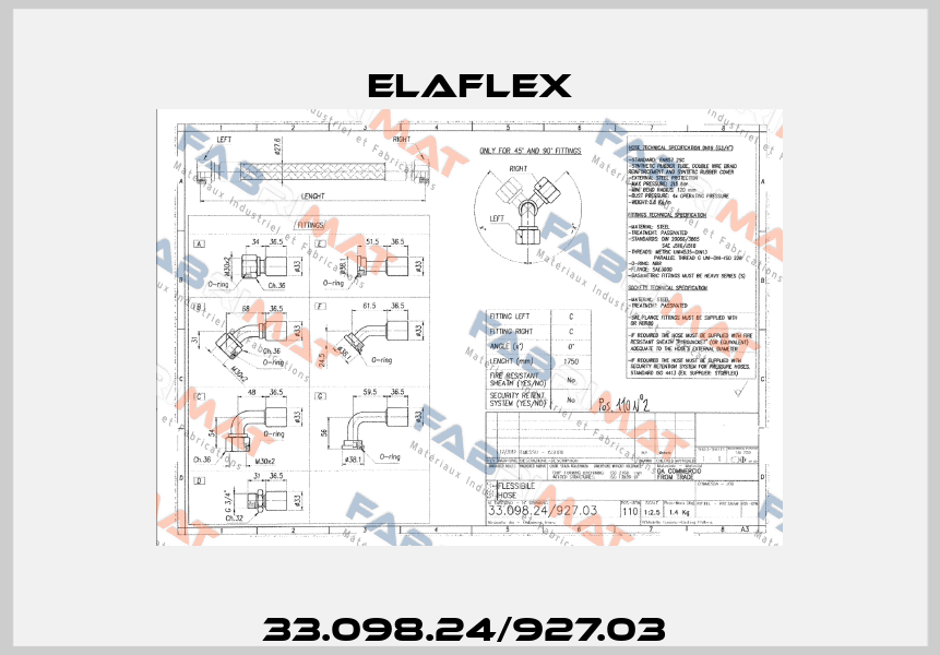 33.098.24/927.03  Elaflex