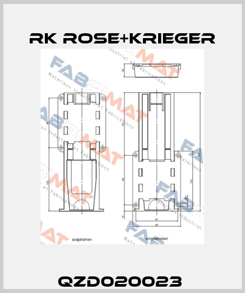 QZD020023  RK Rose+Krieger
