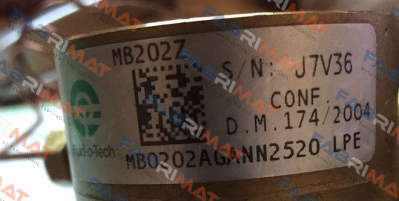 MB0202GANN2520 Fluid-O-Tech