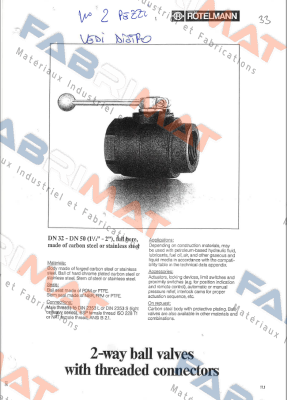 DN32-PN315  M/M   M52x2 obsolete, replaced by DN 32 PN 420 Rotelmann