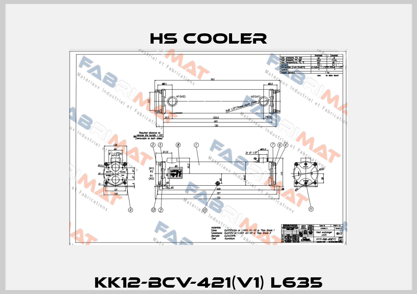 KK12-BCV-421(V1) L635 HS Cooler