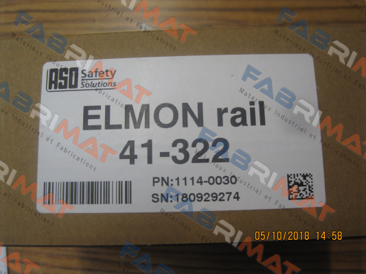 P/N: 1114-0030 Type: ELMON rail 41-322 ASO SAFETY