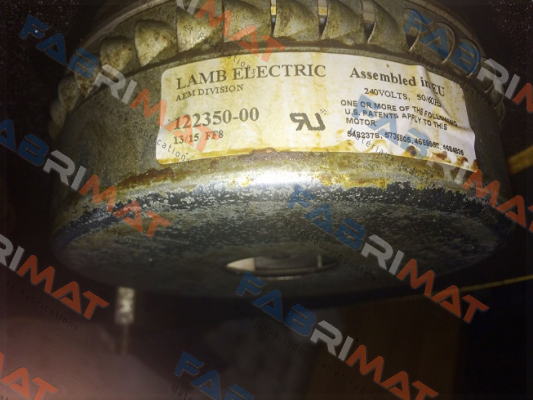 black cover for 122350-00 Lamb Electric