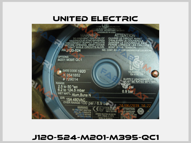 J120-524-M201-M395-QC1 United Electric