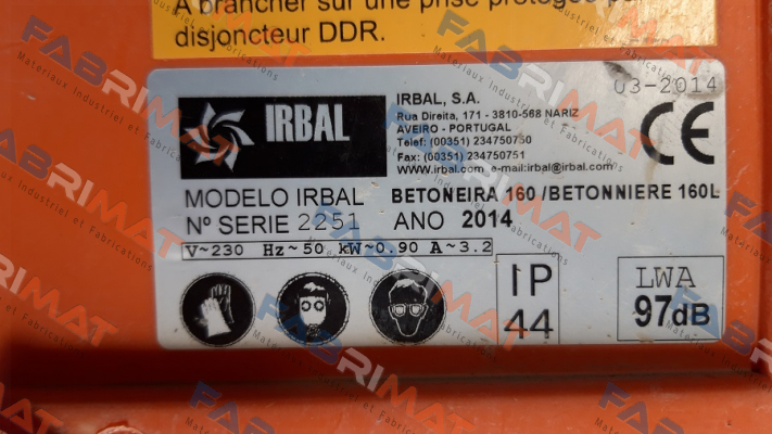 CBB60 for Irbal 2251 irbal