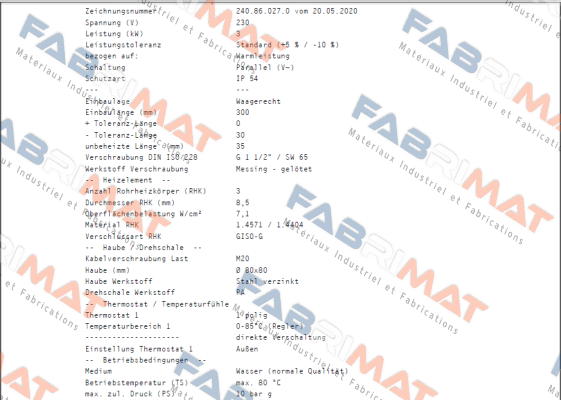 ERCT/30-3,0-230 Schniewindt