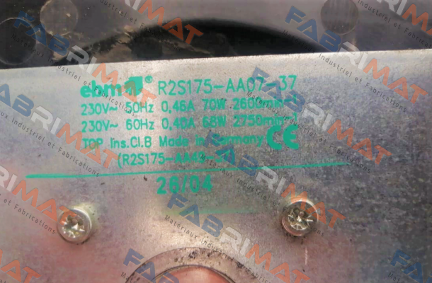 R2S175-AA07-37 EBM Papst