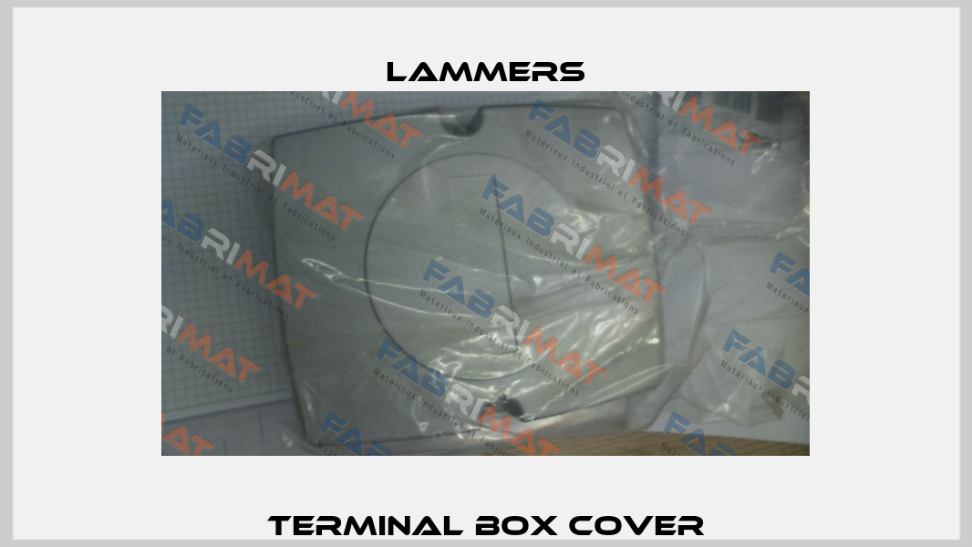 Terminal box cover Lammers