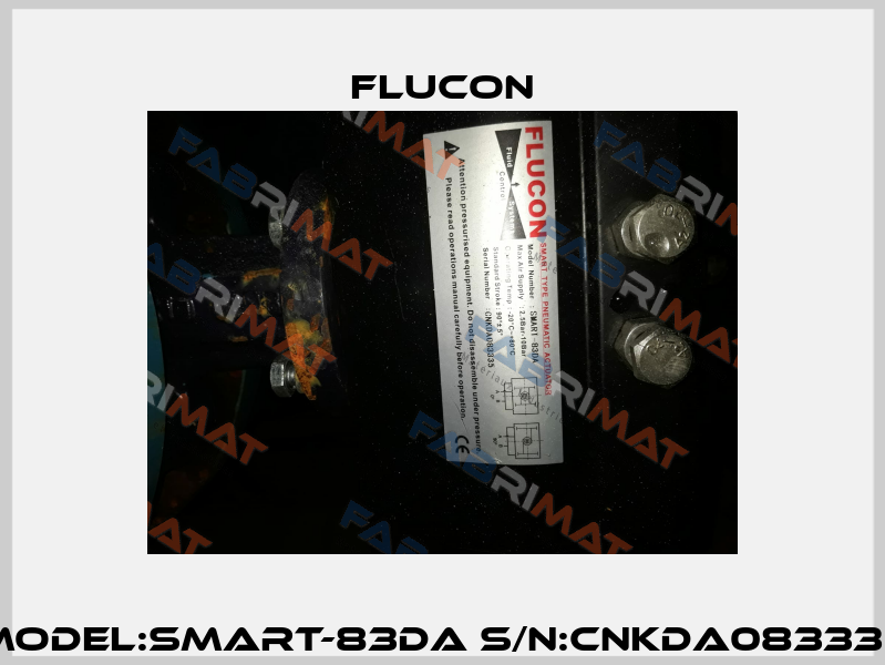 Model:SMART-83DA S/N:CNKDA083335 FLUCON