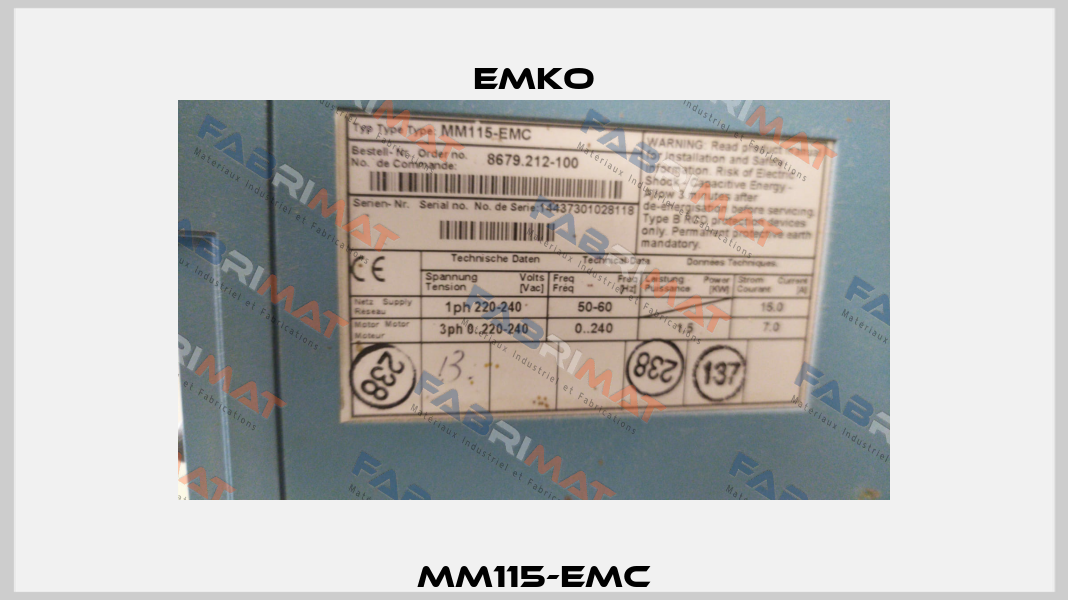 MM115-EMC EMKO