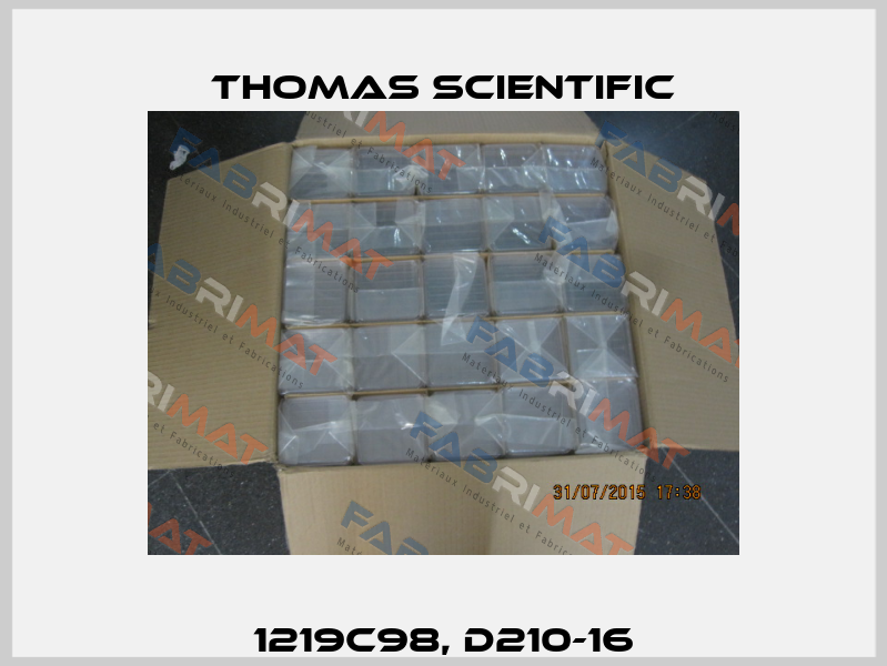 1219C98, D210-16 Thomas Scientific