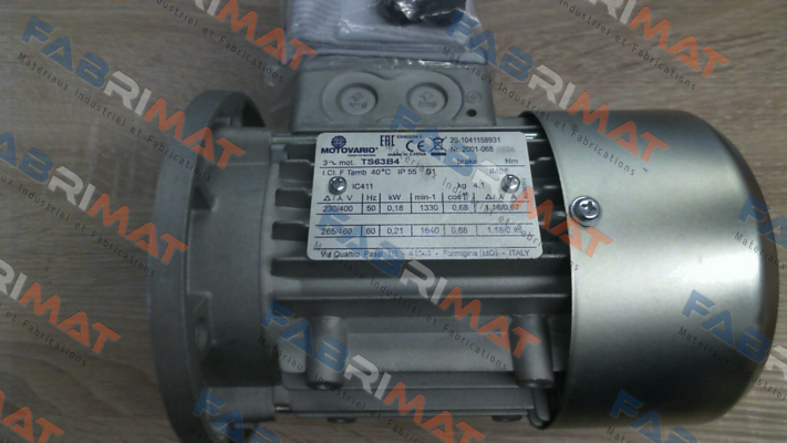TS63B4 0,18 230/400-50 B5 MV CN Motovario