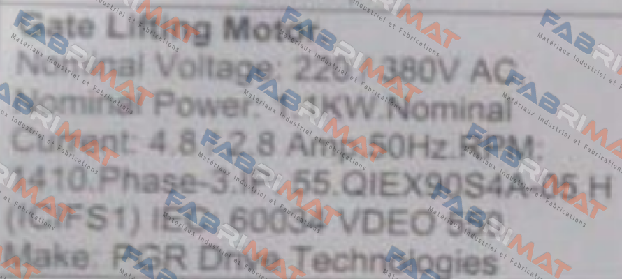 Q1E X 90S4A-05 H PGR Drive Technologies