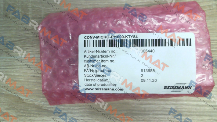 Pt1000 / KTY 84-130 / 005440 Reissmann