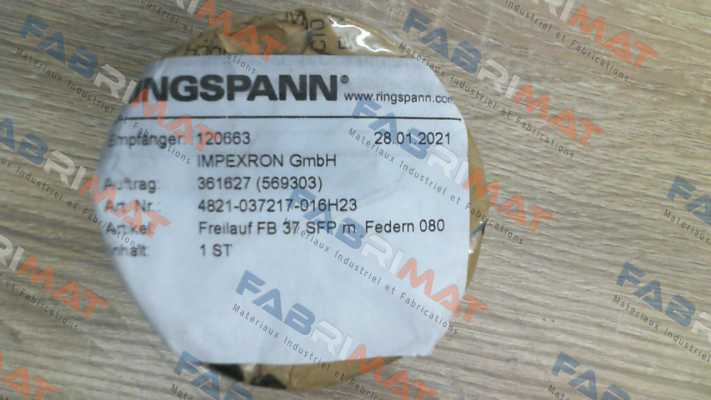 4821-037217-016H23 Ringspann