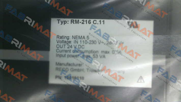 RM-216 C.11.01 UL (16010110) Reco