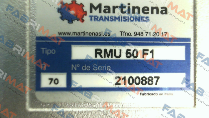 RMU 50 F1 1/70 71B14 Martinena