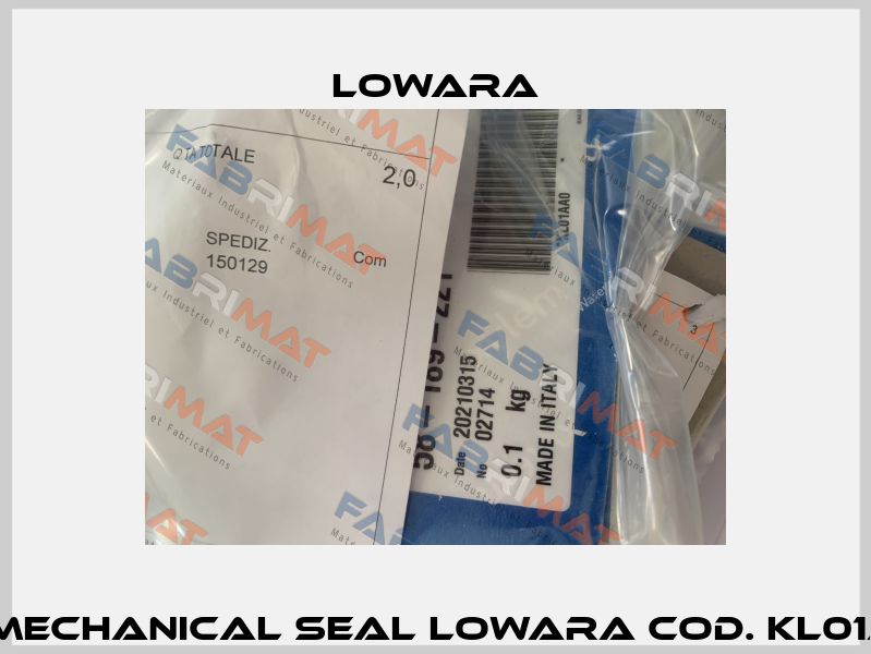 kit mechanical seal Lowara cod. KL01AA0 Lowara