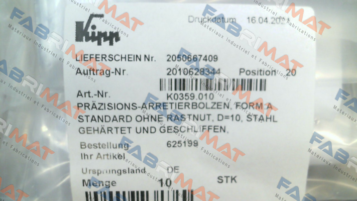 03182-010 (K0359.010) Norelem