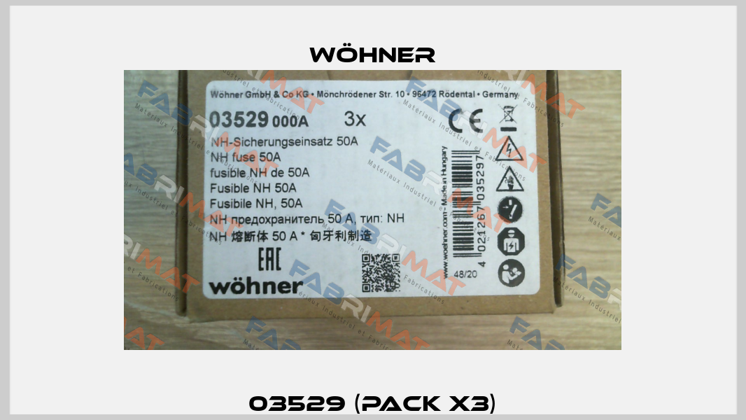 03529 (pack x3) Wöhner