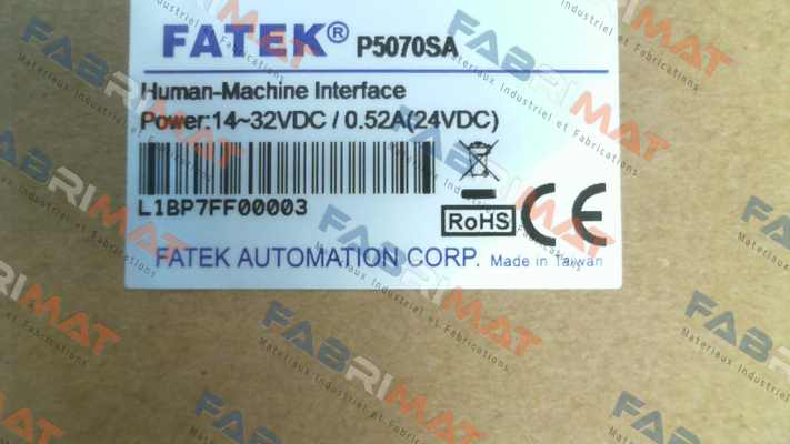 HMI P5070SA Fatek