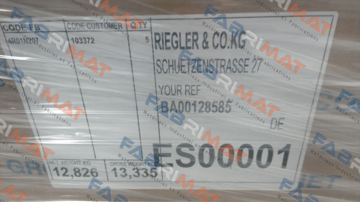 103372 Type: 1084 FL Riegler