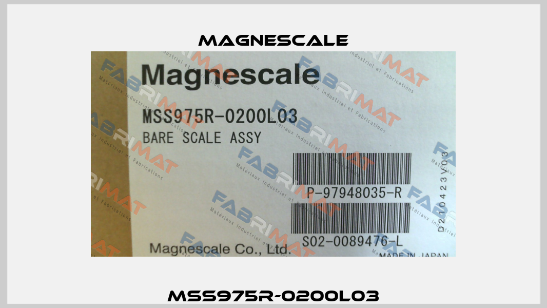 MSS975R-0200L03 Magnescale