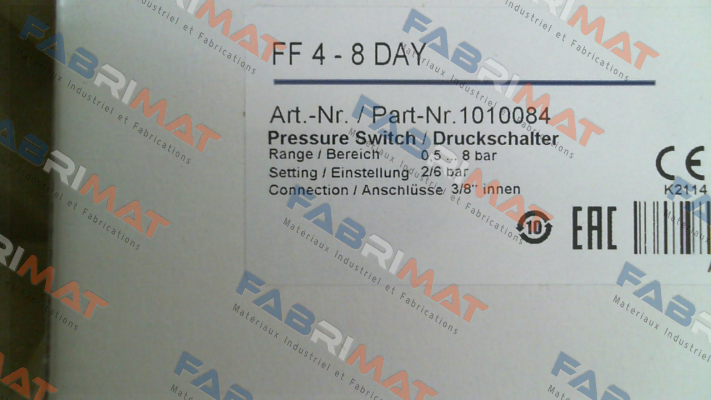 1010084 (FF4- 8 DAY) Tival-Sensors