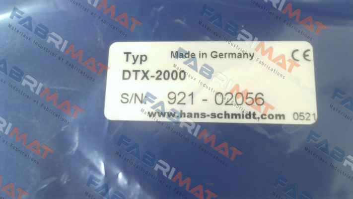 DTX-2000 Hans Schmidt