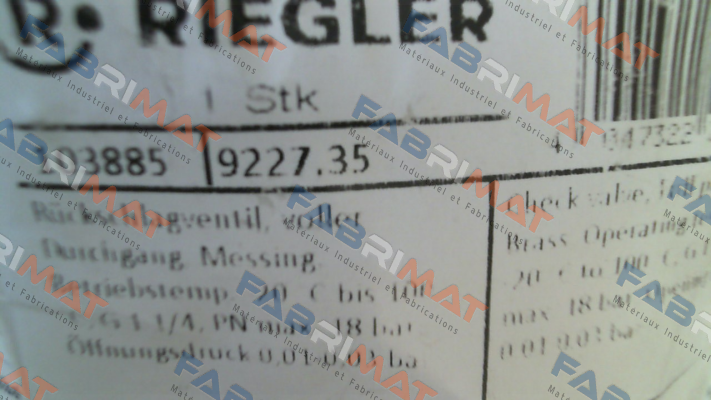 103885 / 9227.35 Riegler