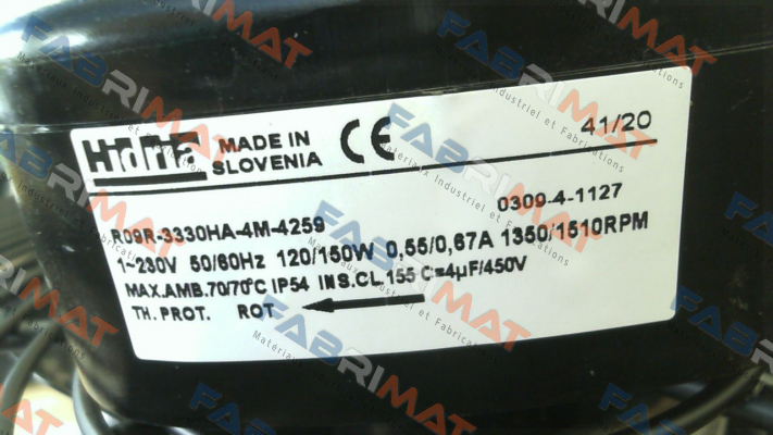 R09R-3330HA-4M-4259 (0309-4-1127) Hidria