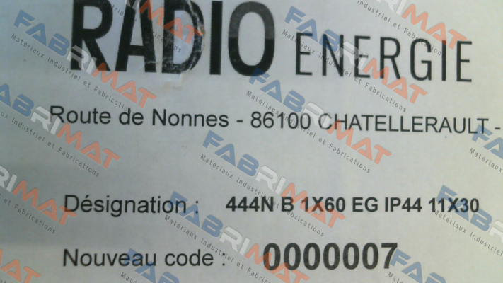 REO444N1B0,06EG Radio Energie