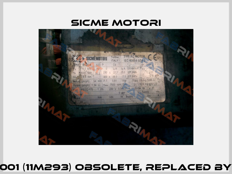 BQCa 100 P – 416 / 2001 (11M293) Obsolete, replaced by PM3446200100107  Sicme Motori
