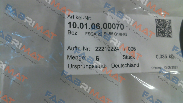 FSGA 22 SI-55 G1/8-IG Schmalz