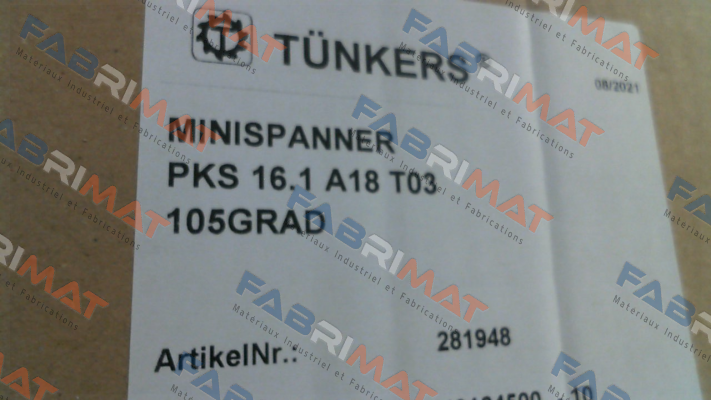 PKS 16.1 A18 T03 Tünkers