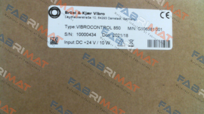 VIBROCONTROL 850 Bruel-Kjaer